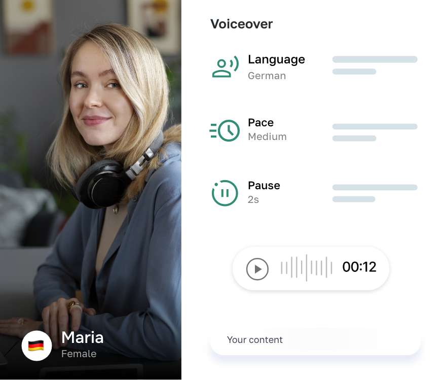 Transcreva e crie locuções rapidamente